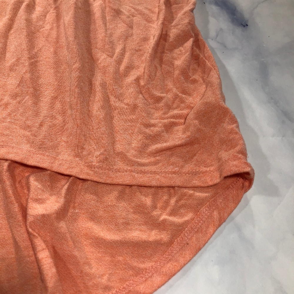 Lularoe Solid Peach Irma Short Sleeve Tunic - Picture 8 of 8